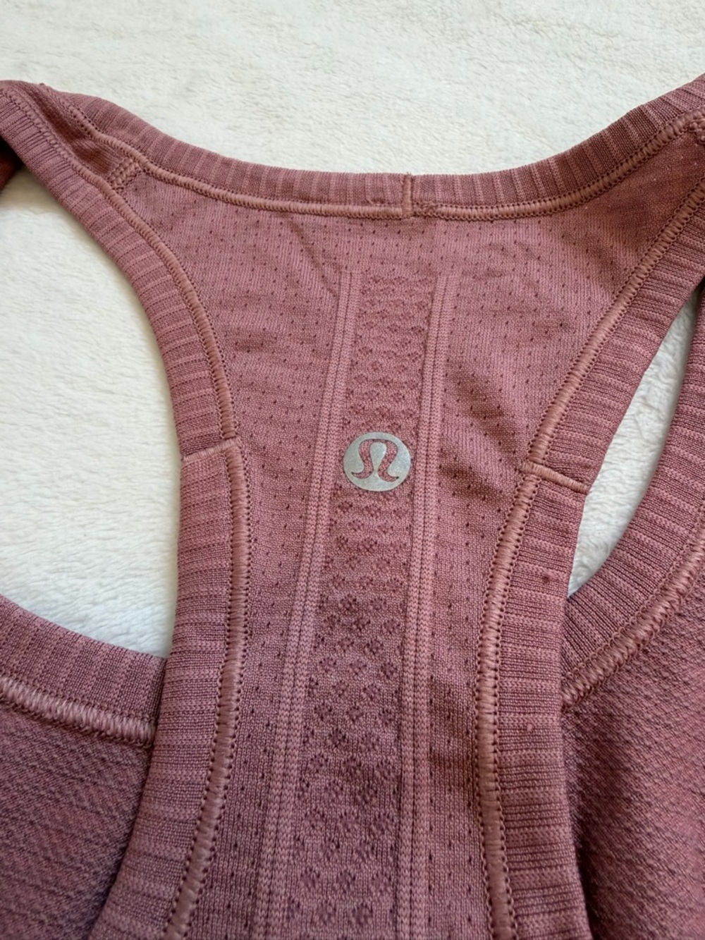 Lululemon Swiftly Tech Racerback
Quicksand Mauve Athletic Running Tank - Picture 6 of 10